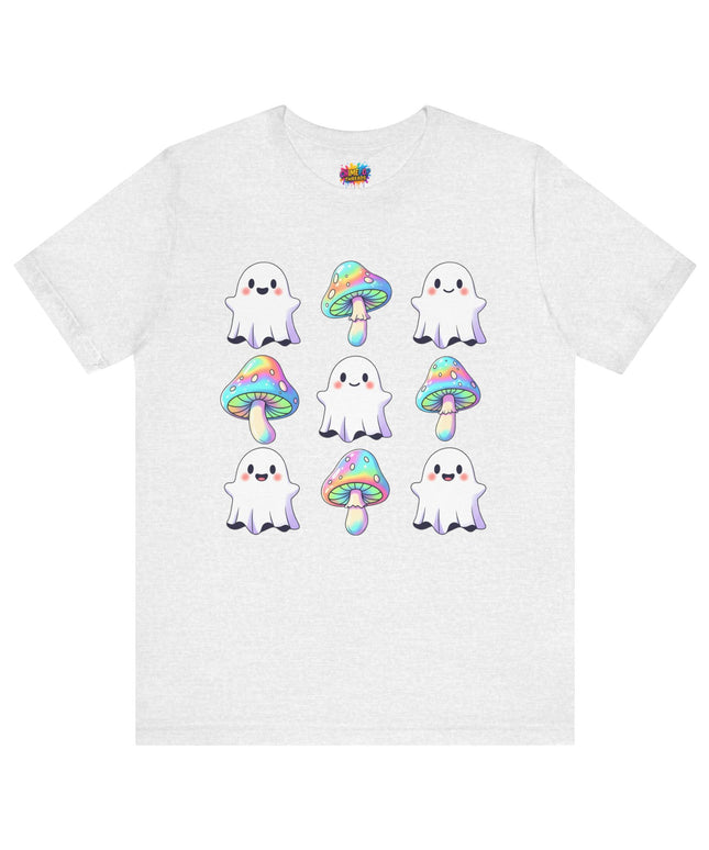 Kawaii Ghost Mushroom Tee