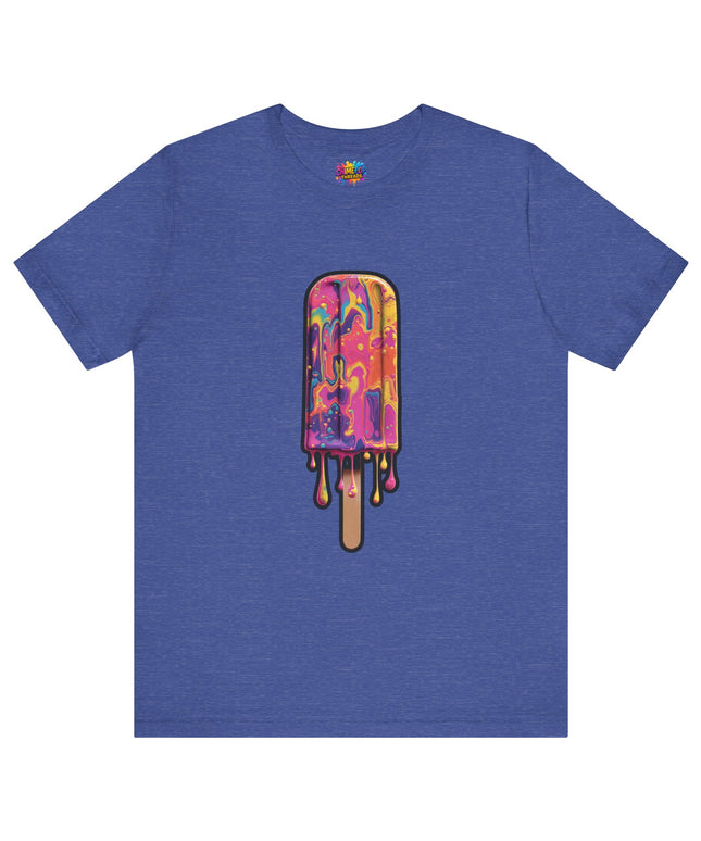 Psychedelic Rainbow Popsicle Drip Tee