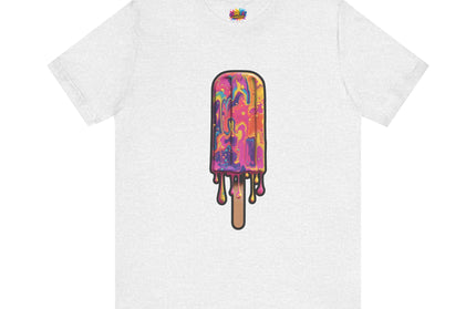 Psychedelic Rainbow Popsicle Drip Tee