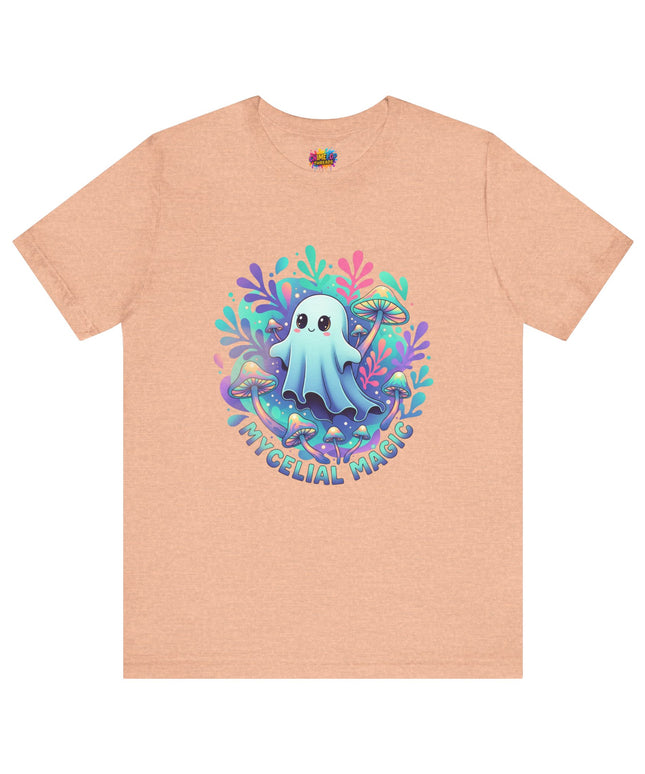 Mycelial Magic Blue Glow Ghost Tee
