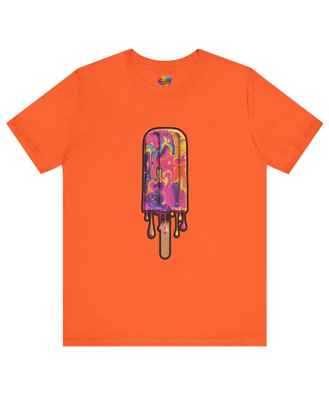 Psychedelic Rainbow Popsicle Drip Tee