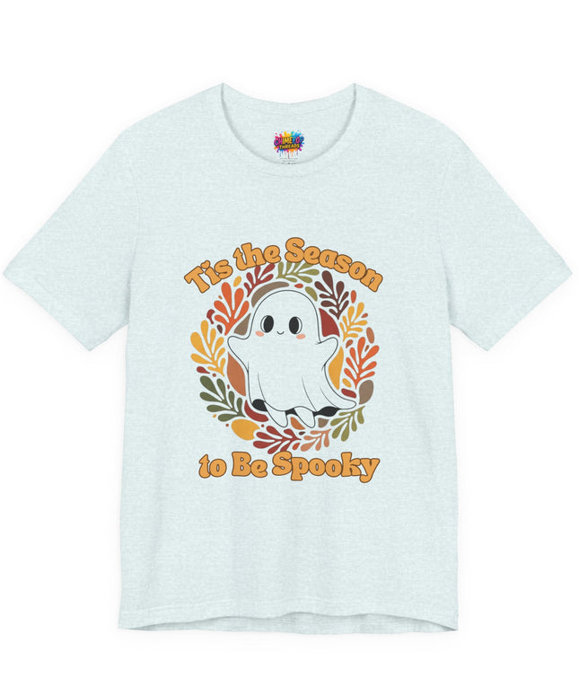 Tis The Season Spooky Black Ghost Tee