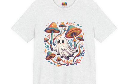Mycelial Magic Ghost Mushroom Tee