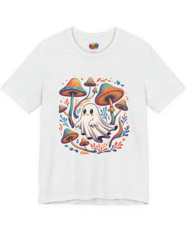 Mycelial Magic Ghost Mushroom Tee