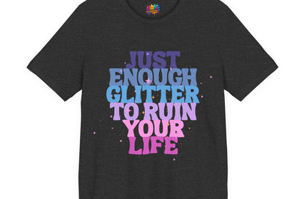 Just Enough Glitter Pastel Tee