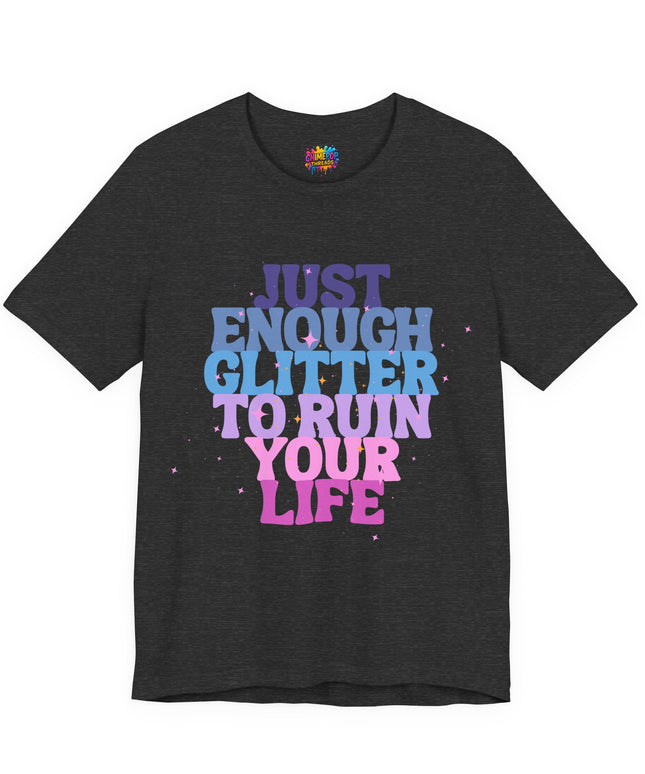 Just Enough Glitter Pastel Tee