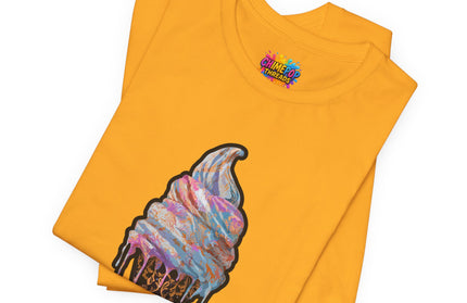 Baroque Marble Swirl Ice Cream Tee