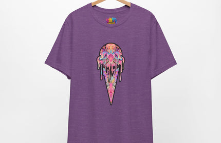 Pastel Ice Cream Symmetrical Drip Tee
