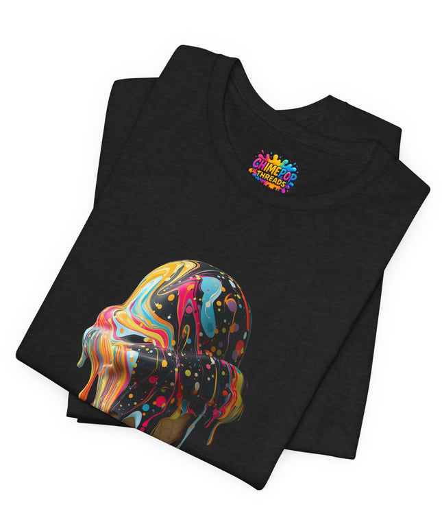 Pastel Marble Swirl Ice Cream Tee