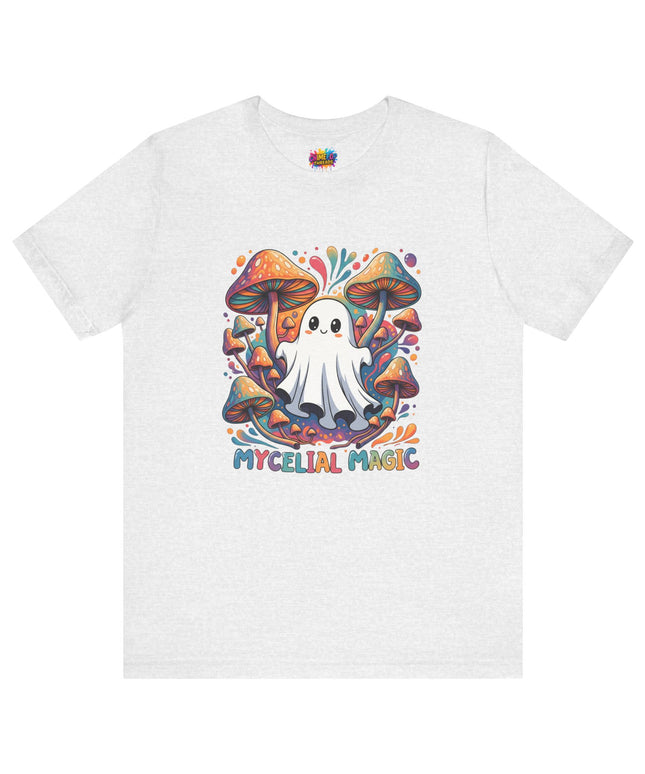 Mycelial Magic Rainbow Ghost Tee