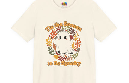 Tis The Season Spooky Black Ghost Tee