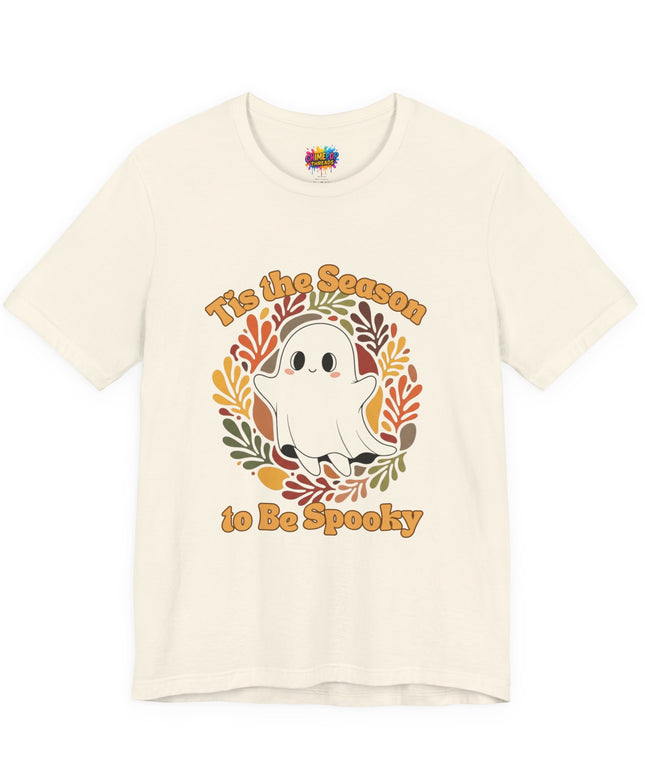 Tis The Season Spooky Black Ghost Tee