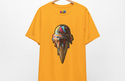 Pastel Marble Swirl Ice Cream Tee