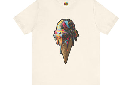 Pastel Marble Swirl Ice Cream Tee