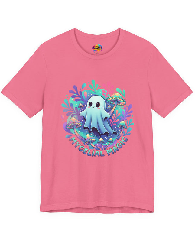 Mycelial Magic Blue Glow Ghost Tee