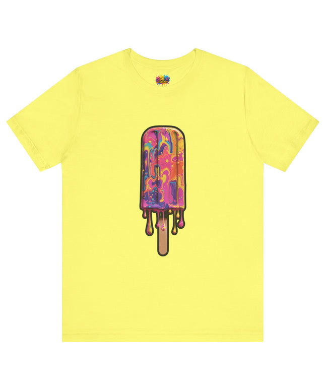Psychedelic Rainbow Popsicle Drip Tee