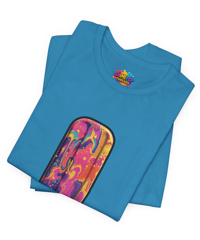 Psychedelic Rainbow Popsicle Drip Tee