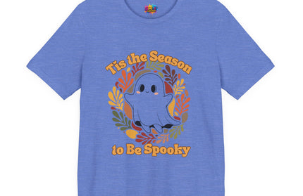 Tis The Season Spooky Black Ghost Tee