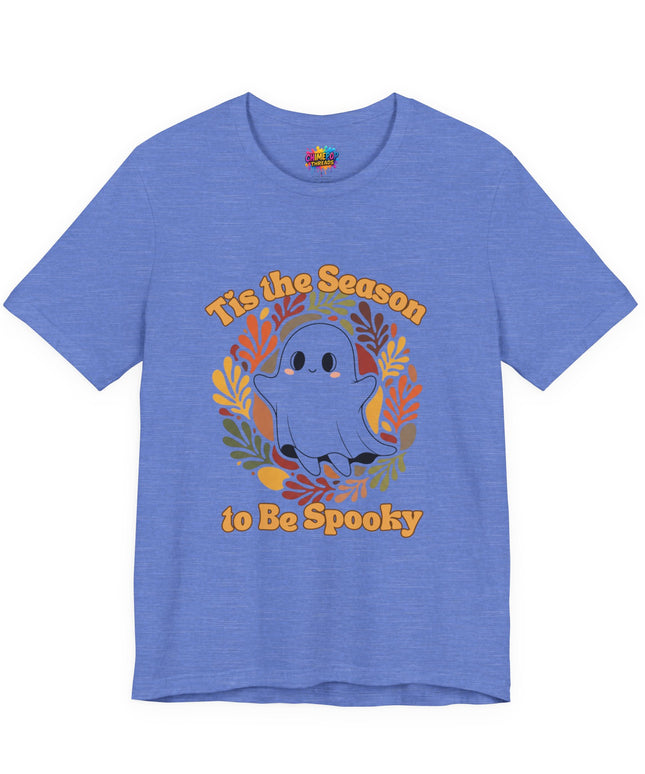 Tis The Season Spooky Black Ghost Tee