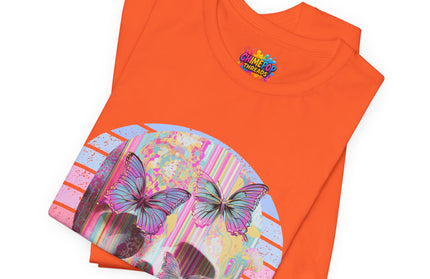 Pastel Skull Butterfly Drip Vaporwave Gothic Tee