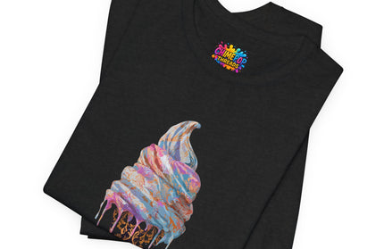 Baroque Marble Swirl Ice Cream Tee