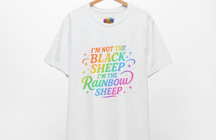 Rainbow Sheep Quote Tee
