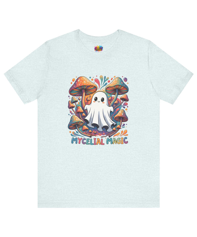 Mycelial Magic Rainbow Ghost Tee