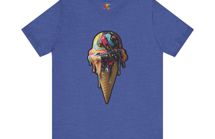 Pastel Marble Swirl Ice Cream Tee