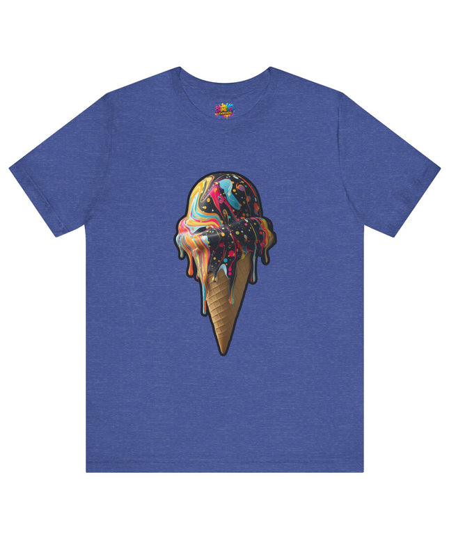 Pastel Marble Swirl Ice Cream Tee