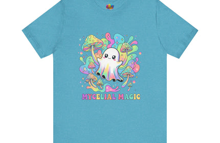 Mycelial Magic Rainbow Ghost Tee
