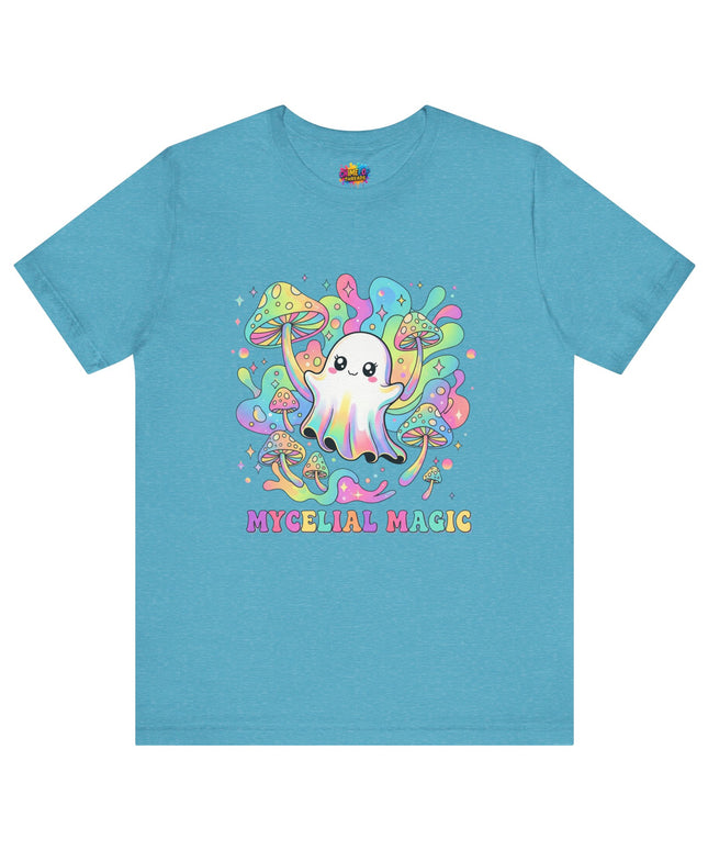 Mycelial Magic Rainbow Ghost Tee