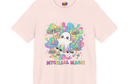 Mycelial Magic Rainbow Ghost Tee