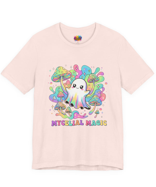 Mycelial Magic Rainbow Ghost Tee