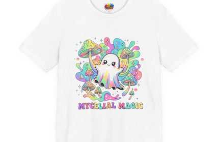 Mycelial Magic Rainbow Ghost Tee