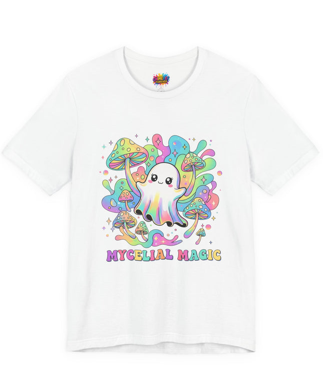 Mycelial Magic Rainbow Ghost Tee