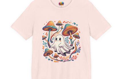 Mycelial Magic Ghost Mushroom Tee