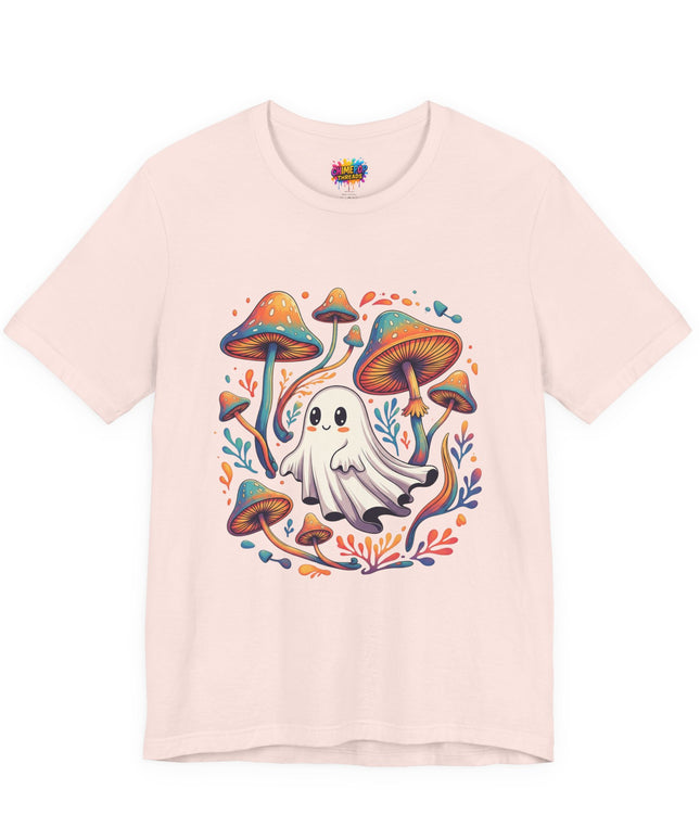 Mycelial Magic Ghost Mushroom Tee
