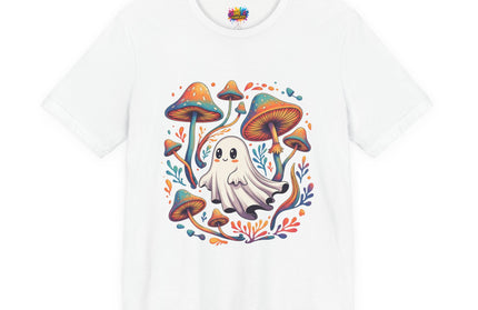 Mycelial Magic Ghost Mushroom Tee
