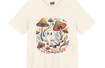 Mycelial Magic Ghost Mushroom Tee
