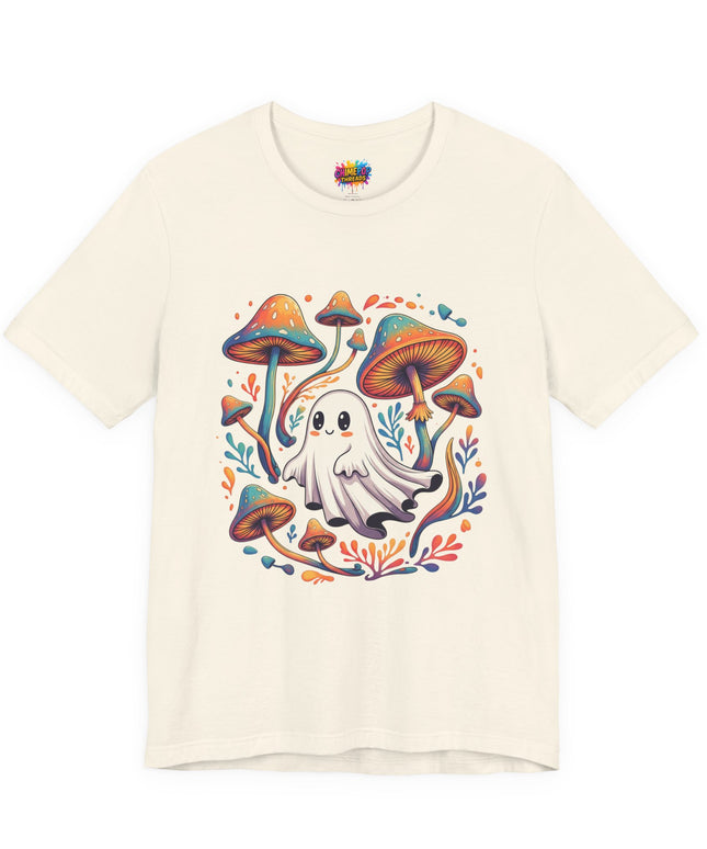Mycelial Magic Ghost Mushroom Tee