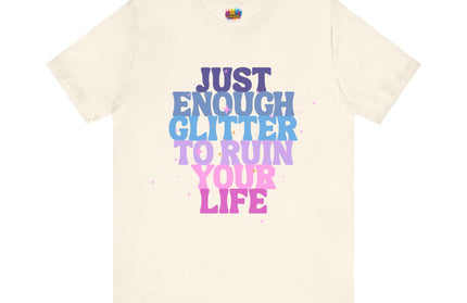Just Enough Glitter Pastel Tee