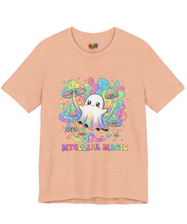 Mycelial Magic Rainbow Ghost Tee
