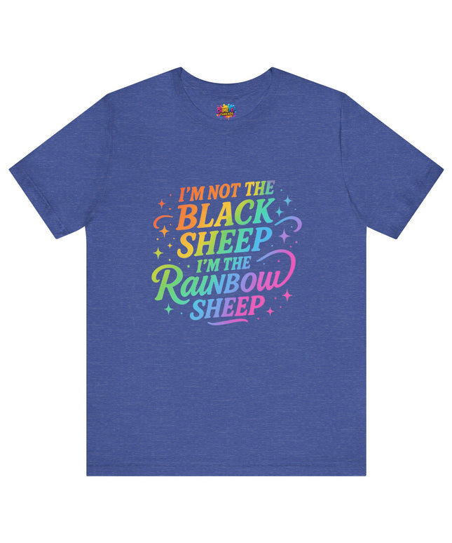 Rainbow Sheep Quote Tee