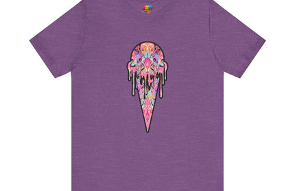 Pastel Ice Cream Symmetrical Drip Tee