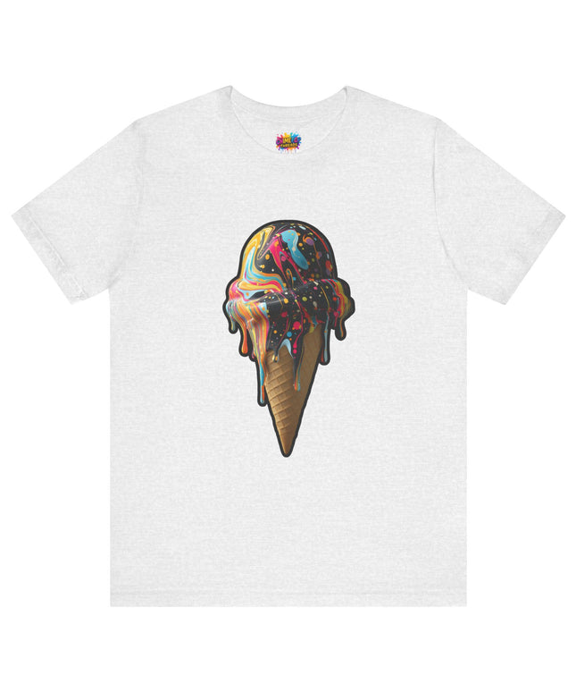 Pastel Marble Swirl Ice Cream Tee