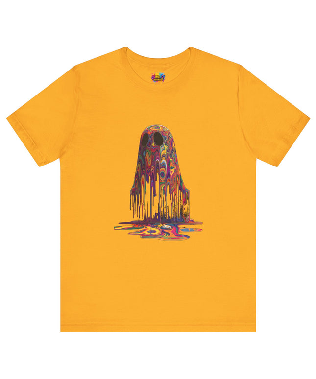 Psychedelic Ghost Rainbow Drip Spirit Tee