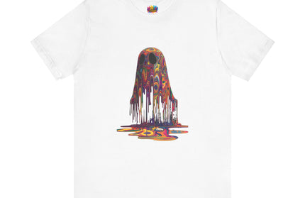 Psychedelic Ghost Rainbow Drip Spirit Tee