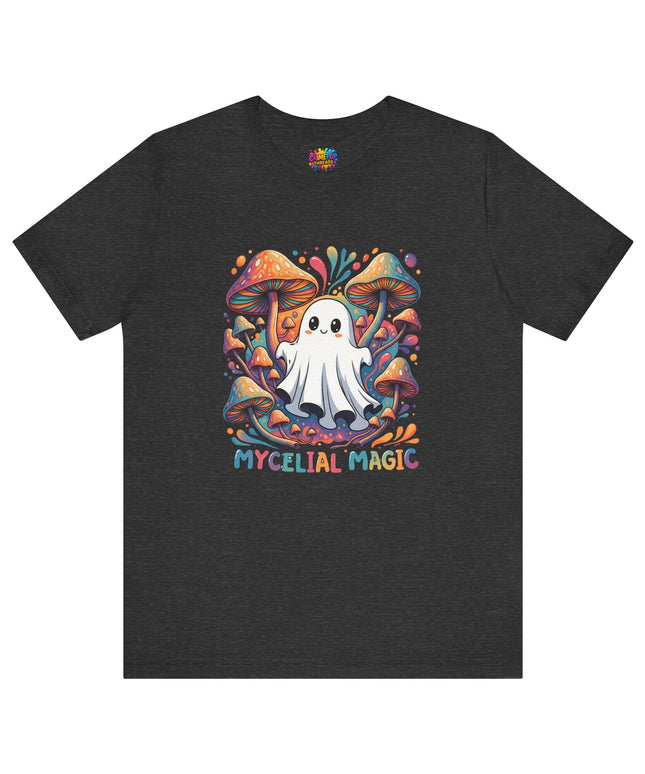 Mycelial Magic Rainbow Ghost Tee