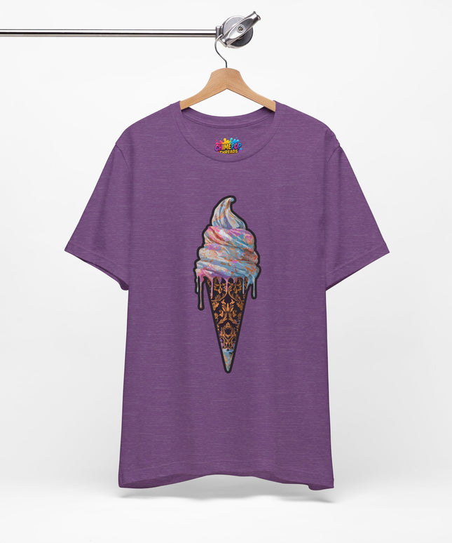 Baroque Marble Swirl Ice Cream Tee