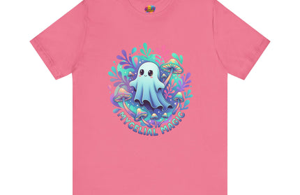 Mycelial Magic Blue Glow Ghost Tee